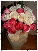 30 roses en bois